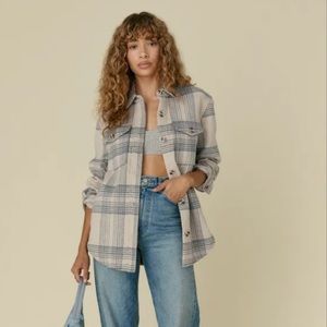 Reformation Giles Shirt Jacket NWOT XS